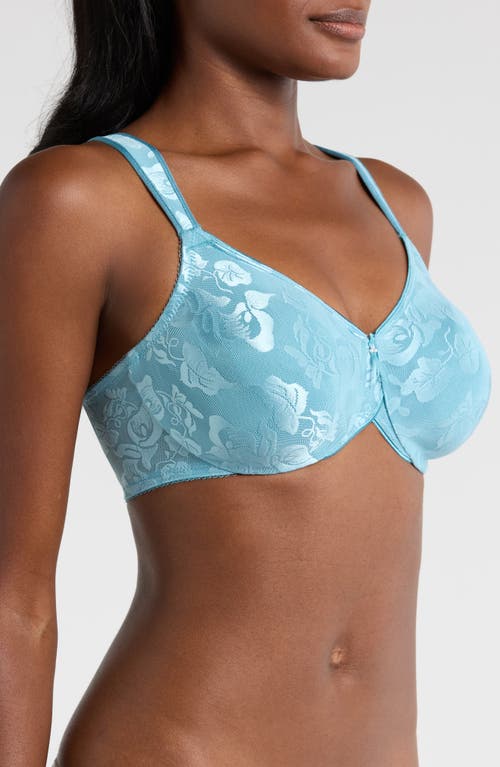 Shop Wacoal Awareness Underwire Bra In Adriatic Blue