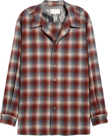 x Pendleton Oversize Plaid Wool Shirt Jacket