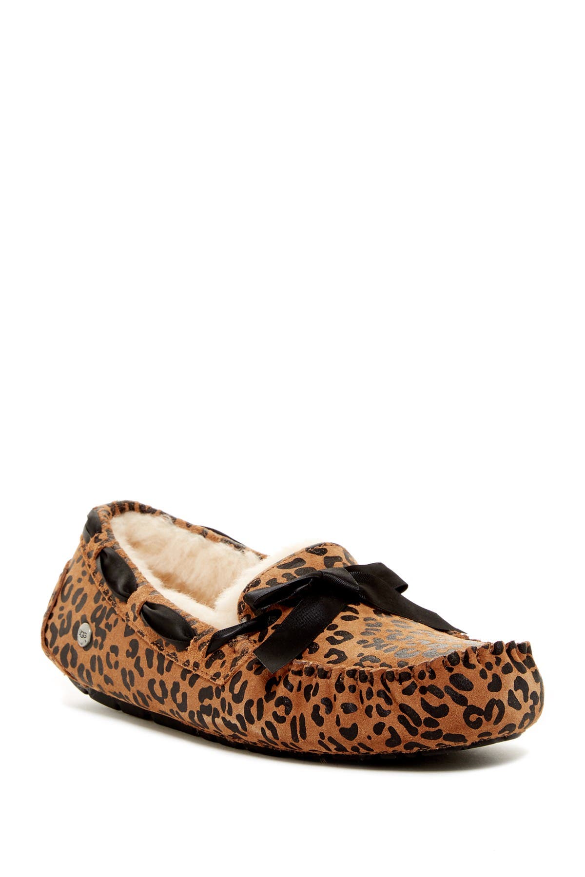 leopard moccasin slippers
