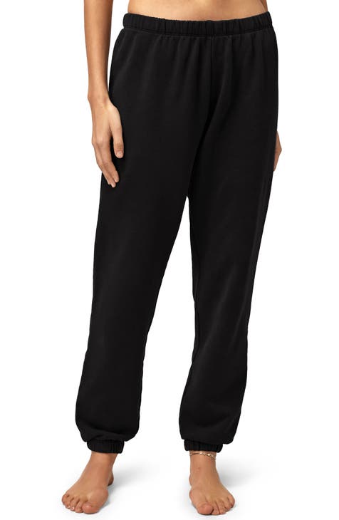 Cotton Isle Women's Drawstring Sweatpants- Moon Small / Moon