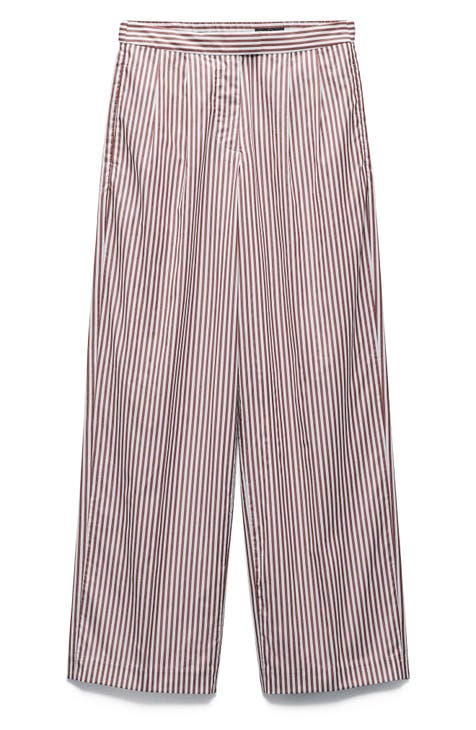 Lacey Stripe Cotton Pants