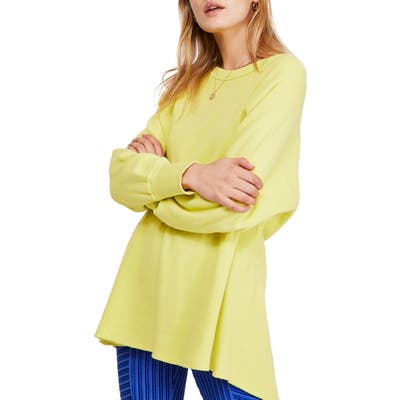 Free People Amelia Thermal Top, Yellow