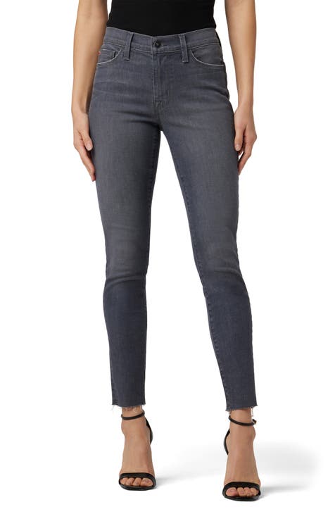 Natalie Raw Hem Ankle Skinny Jeans (Delores)