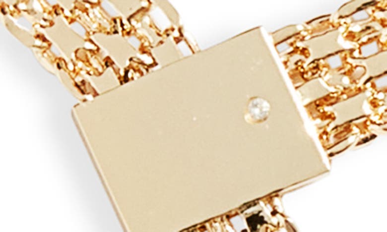Nordstrom Panther Chain Y-necklace In Gold