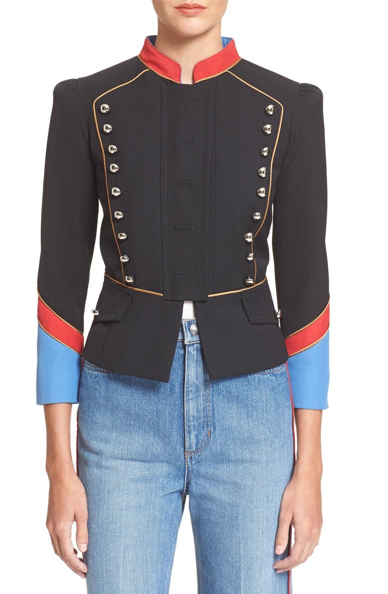 MARC BY MARC JACOBS Gabardine Military Jacket | Nordstrom
