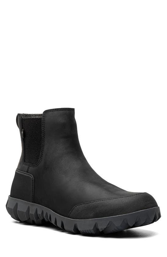 Bogs Arcata Waterproof Chelsea Boot In Black