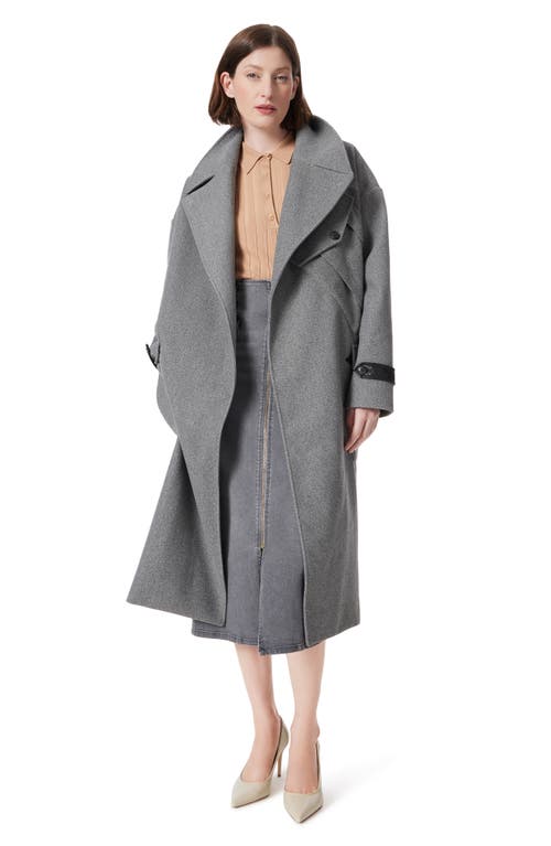 Dee Ocleppo Cargo Trench Coat In Heather Grey