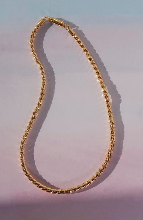 Shop Luv Aj Daisy Rope Chain Necklace In Gold