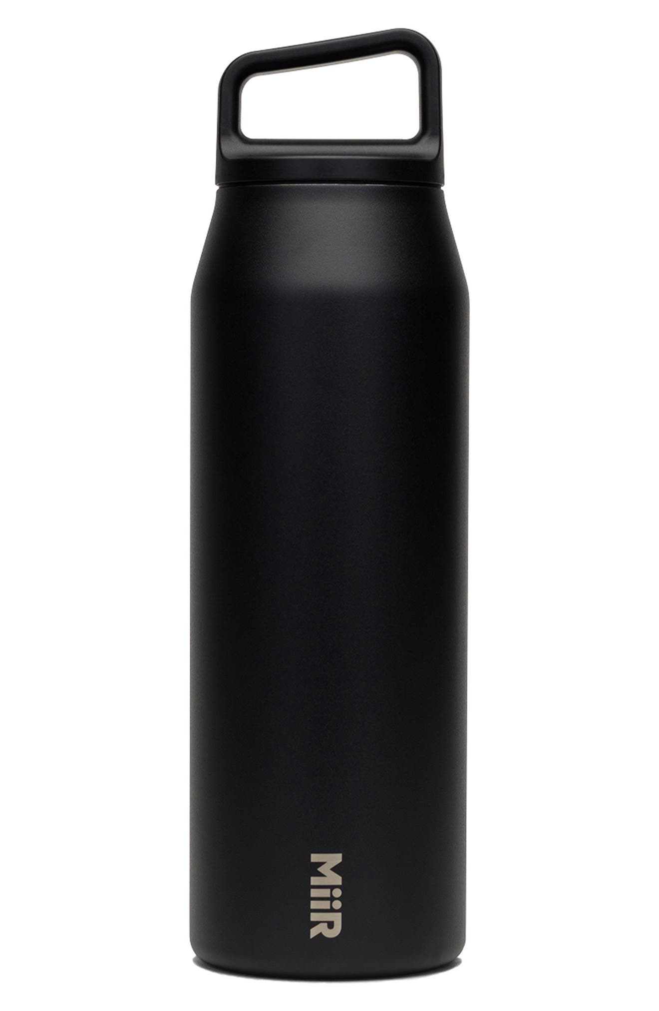 MiiR 32-Ounce Wide Mouth Stainless Steel Insulated Water Bottle in Black at Nordstrom