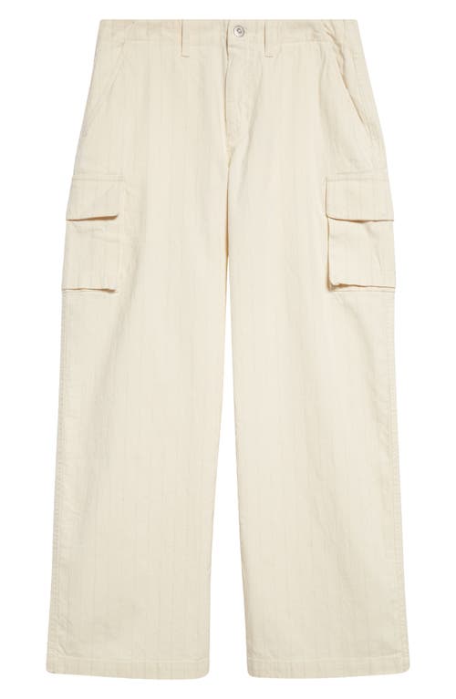 Our Legacy Mount Cargo Pants In Ecru Canal Stripe