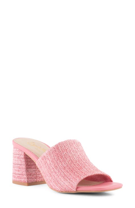 Adapt Raffia Slide Sandal (Women)