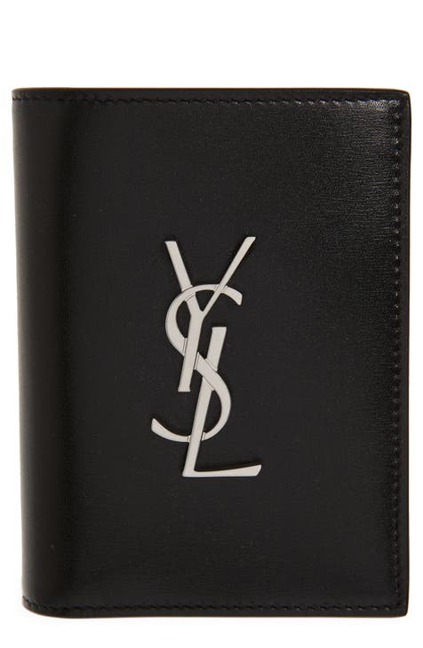 Saint Laurent Monogram Leather Wallet - Farfetch