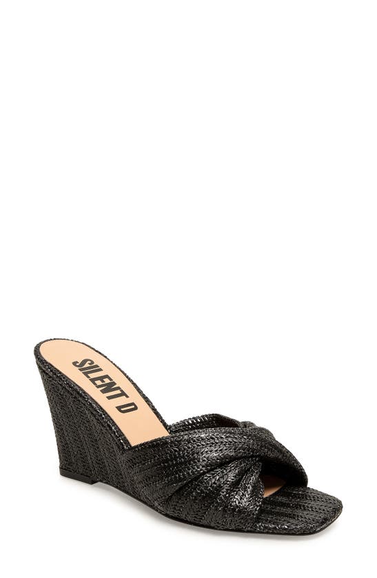 Silent D Katia Wedges In Black