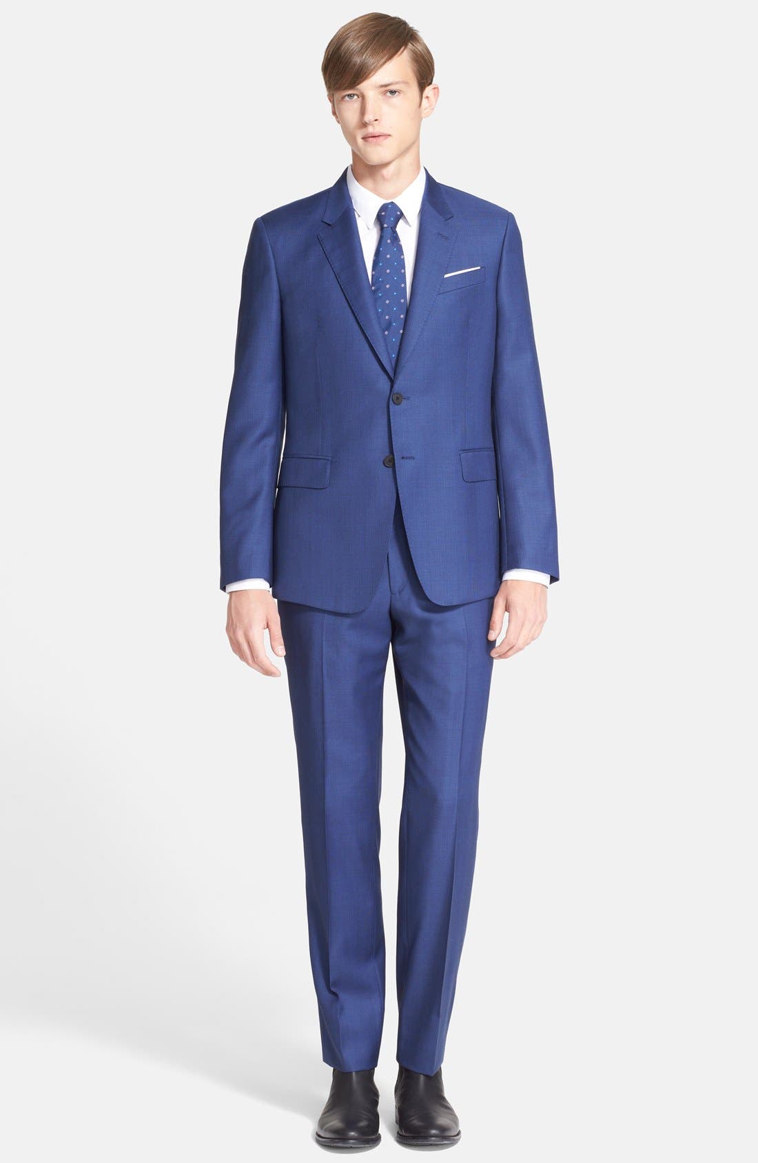 Paul Smith London 'Byard' Trim Fit Plaid Wool Suit | Nordstrom