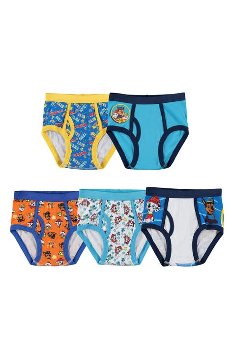 Mickey Mouse, Boys Underwear, 5 Pack Briefs (Little Boys & Big