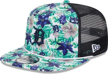 Girls Youth New Era Navy Detroit Tigers Floral 9TWENTY Adjustable Hat