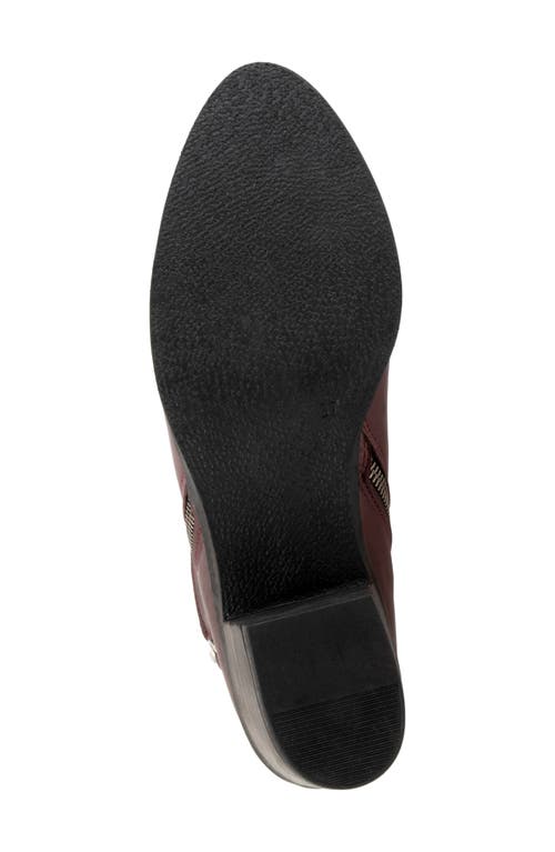 Bueno Camila Bootie In Merlot