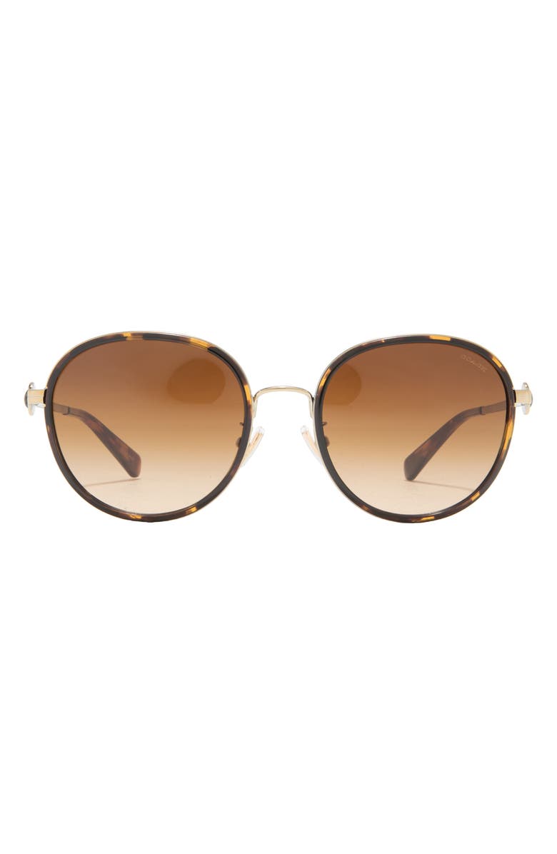 COACH Downtown 54mm Round Sunglasses | Nordstromrack