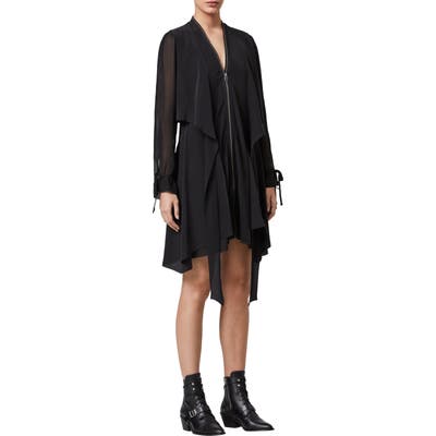 Allsaints Jayda Long Sleeve Dress, Black