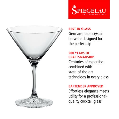 Spiegelau Perfect Cocktail Glass Set Of 4 In Clear