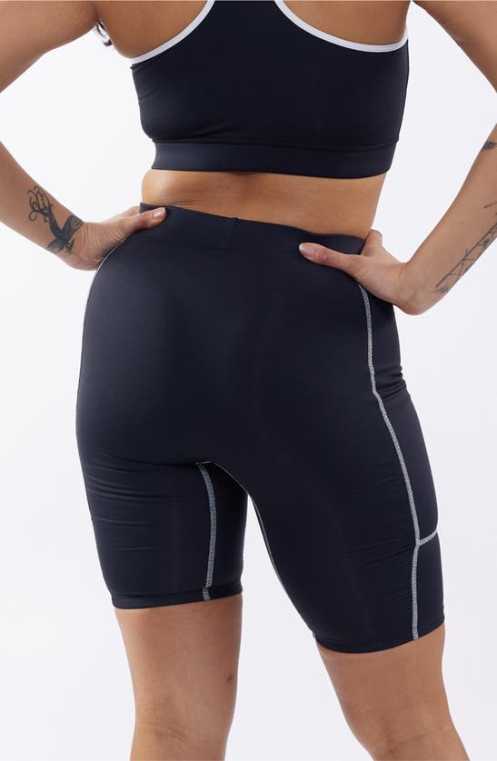 Tomboyx Pocket Swim Shorts In Black Novelty