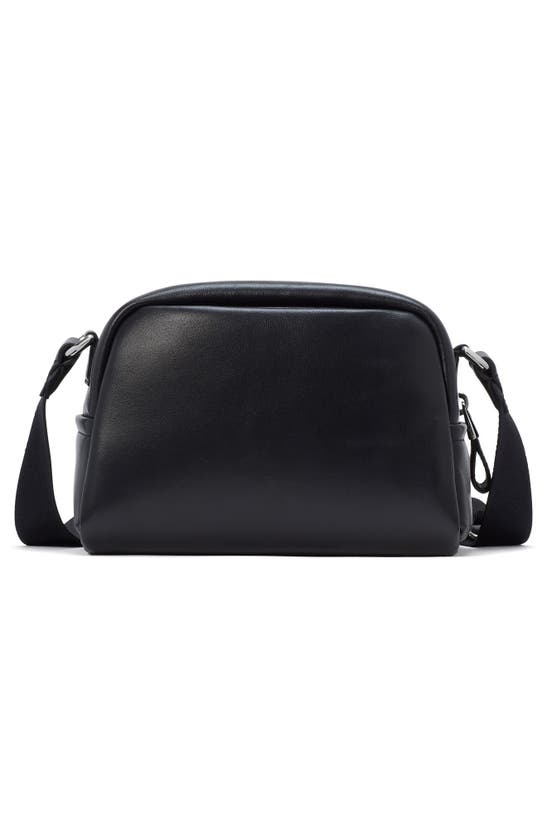 Shop Kate Spade New York Puffed Small Leather Crossbody Bag In Black
