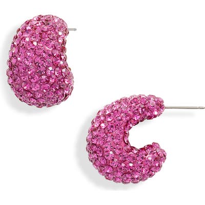 Kate Spade New York Clay Pave Huggie Hoop Earrings