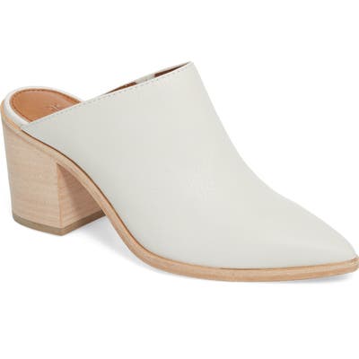 Frye Flynn Mule, White