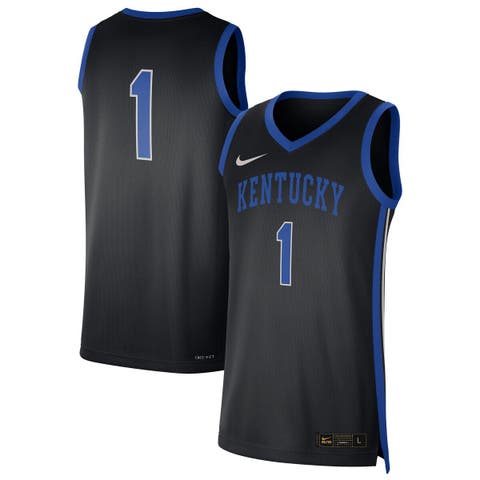 Men's Nike #1 Black Vanderbilt Commodores Replica Basketball Jersey