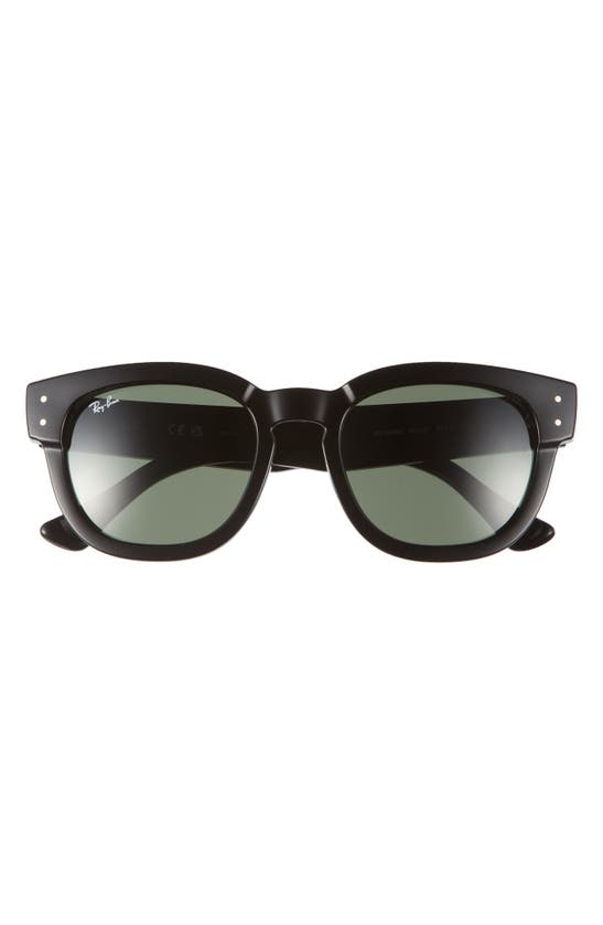Ray Ban Ray-ban Mega Hawkeye 53mm Square Sunglasses In Black