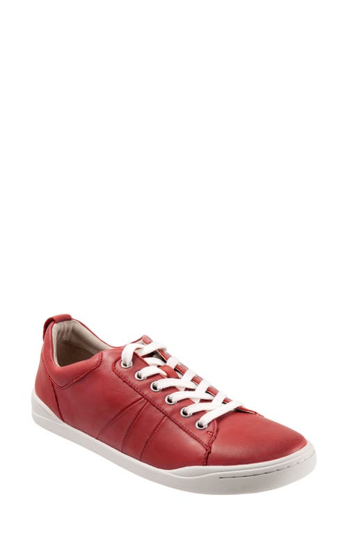 SoftWalk Athens Sneaker Dark Red Leather at Nordstrom,