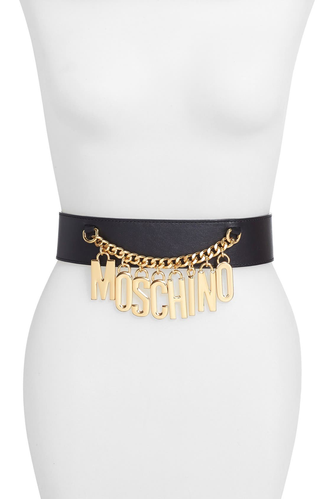 Moschino Leather Chain Belt | Nordstrom