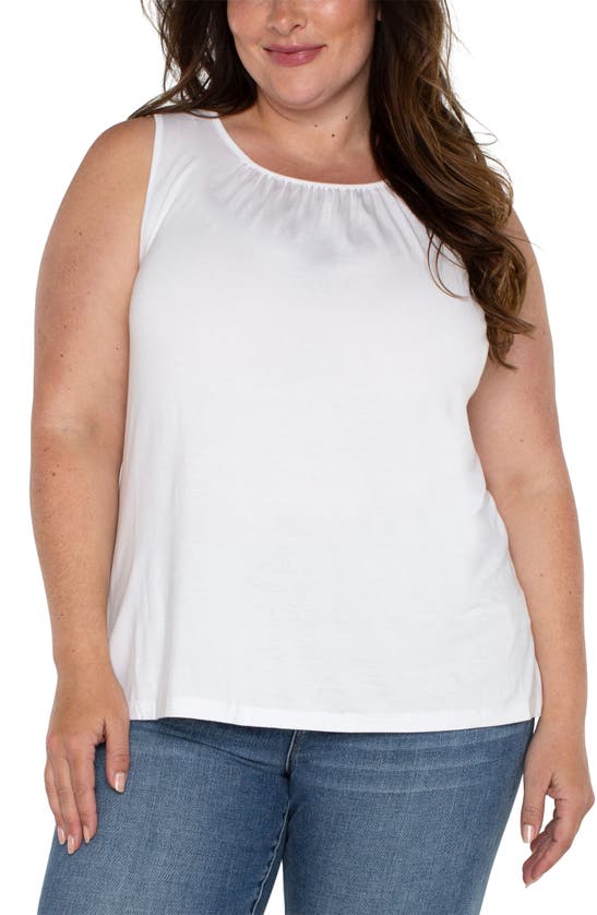 Shop Liverpool Los Angeles Sleeveless Top In White