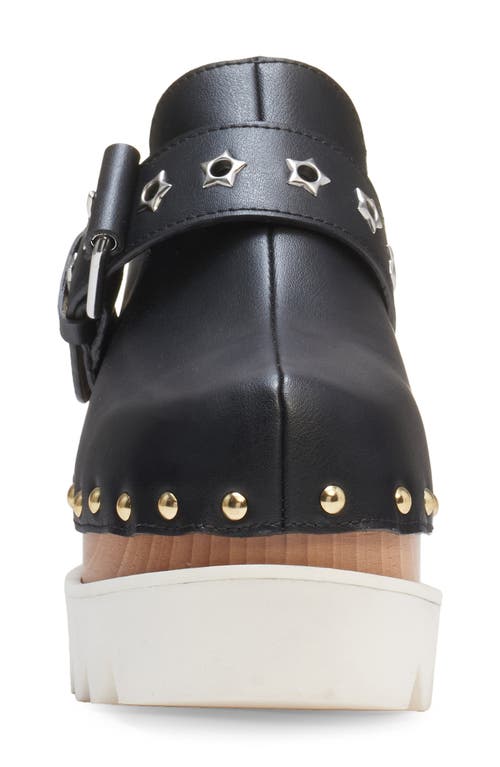 Shop Stella Mccartney Elyse Platform Wedge Clog In Black