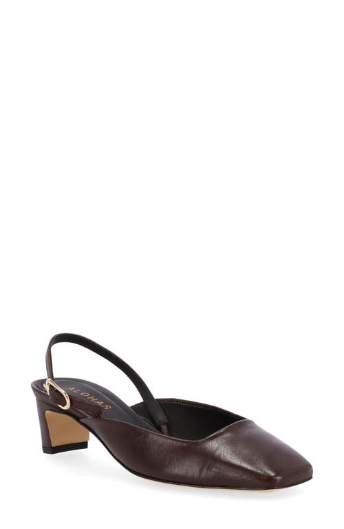 ALOHAS Lindy Slingback Pump in Coffee at Nordstrom, Size 10Us
