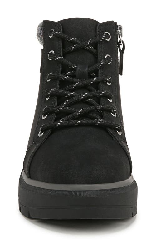 Dr. Scholl's Women's Nice Day Max Alpine Wedge Water Resistant Booties In Black