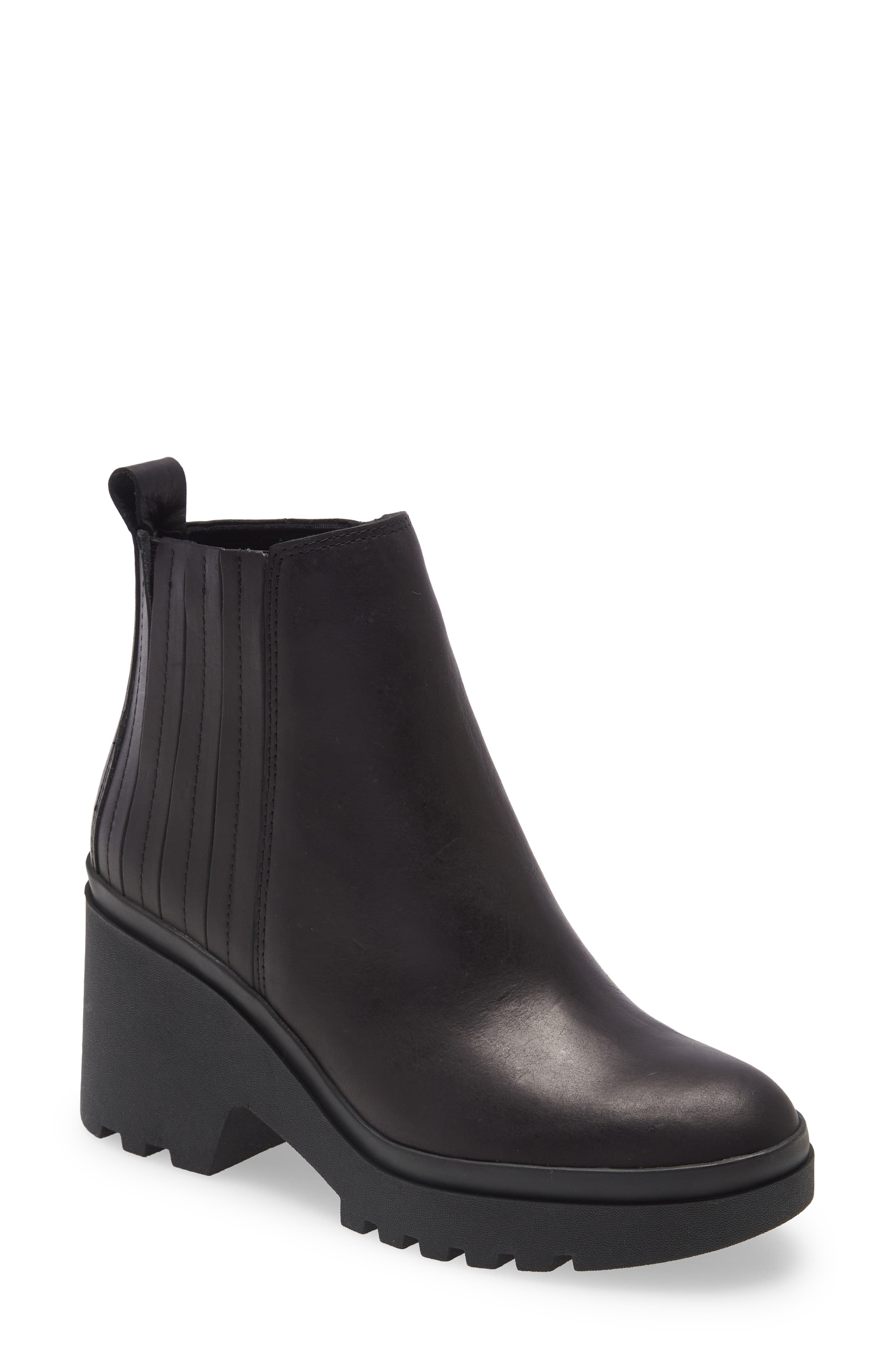 eileen fisher platform chelsea boot