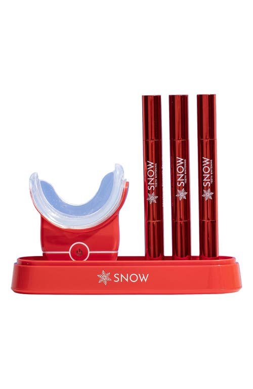 SNOW Diamond Wireless Teeth Whitening Kit (Limited Edition) $299 Value in Red