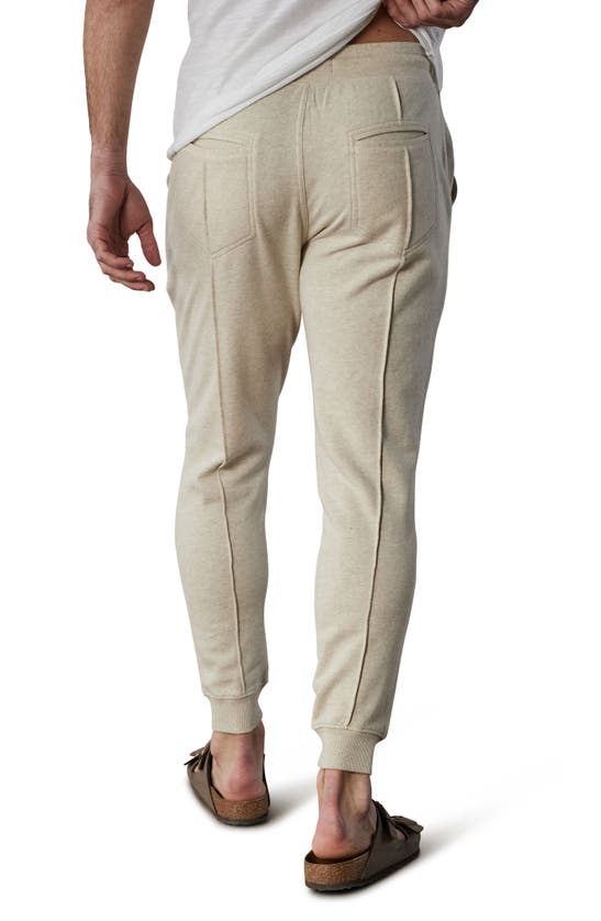 Shop The Normal Brand Cole Terry Pintuck Joggers In Oatmeal