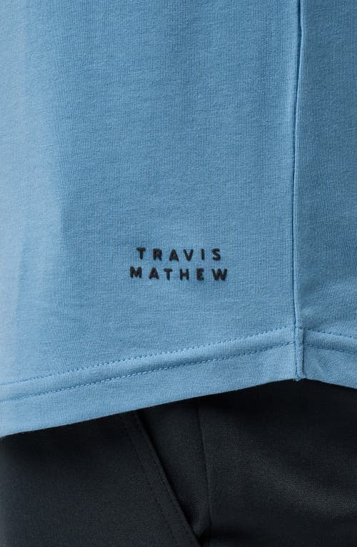 Travismathew Cloud Crewneck T-shirt In Coronet
