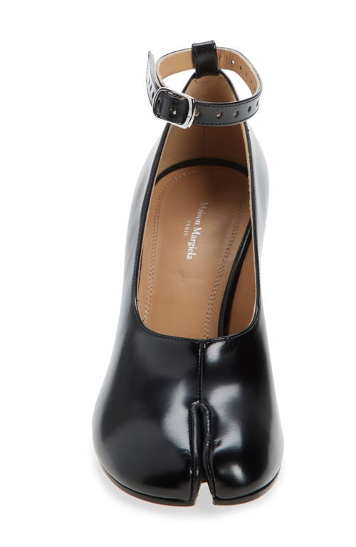 Maison Margiela Tabi Block-heel Ankle-strap Pumps In Black