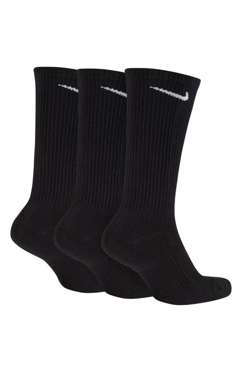 Nike Everyday Plus Cushioned In Black/white