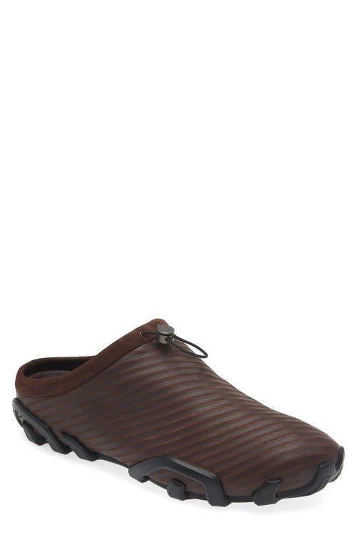 Shop Ecco.kollektive At.kollektive X Kiko Kostadinov Saida Stripe Mule In Chicory Coffee 91295