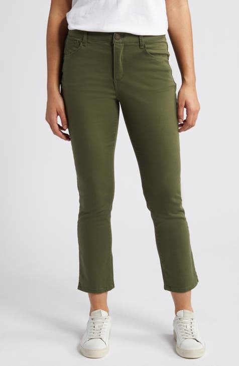 Ivy Green Stretch Slim Ankle Pant