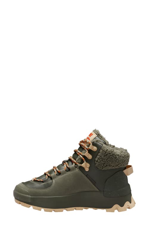 Shop Nike City Classic Premium Sneaker Bootie In Cargo Khaki/sesame/olive