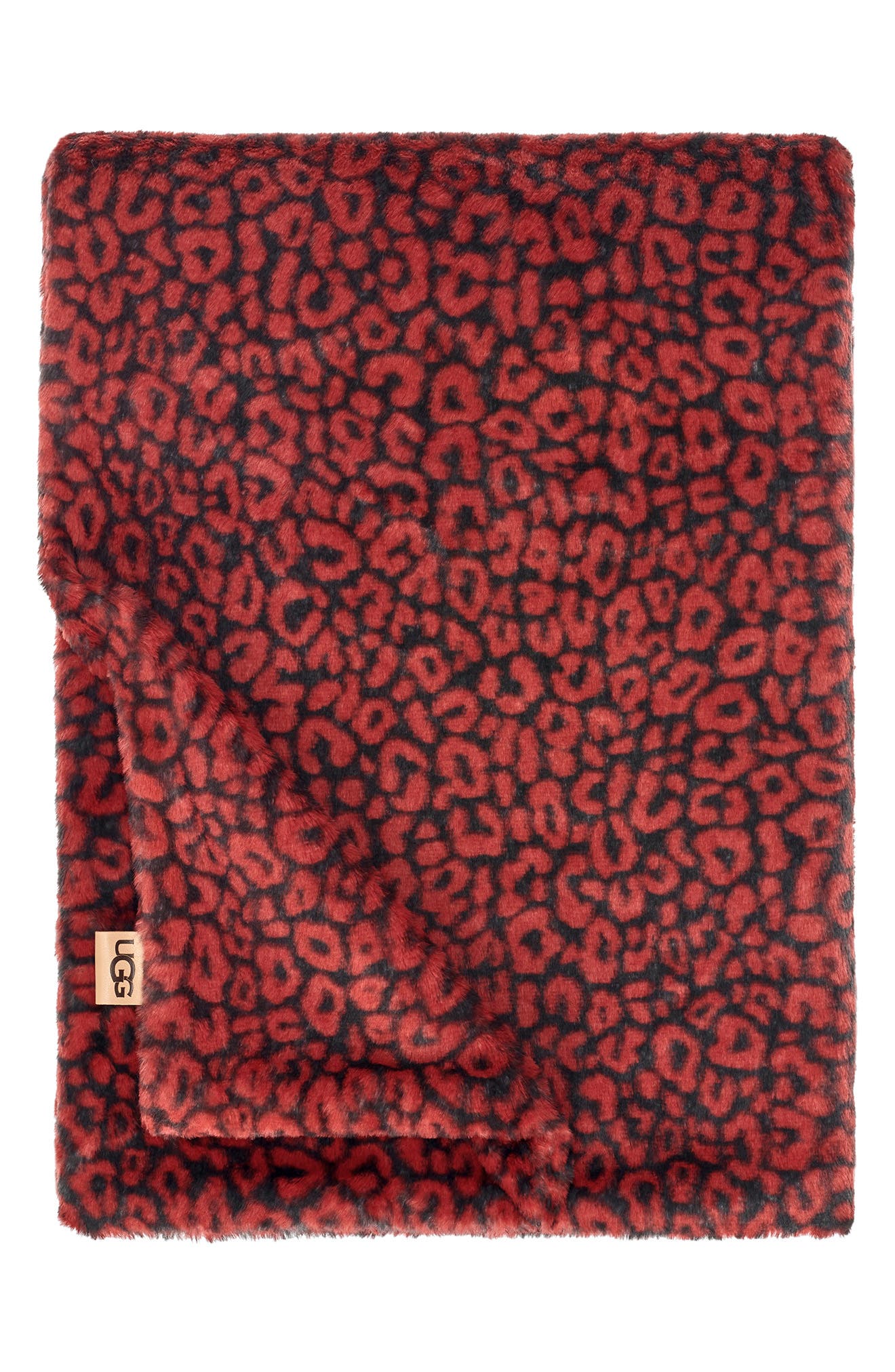 red ugg blanket