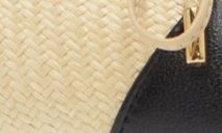 Shop Stuart Weitzman Sleek Cap Toe Bow Flat In Wheat/ Black