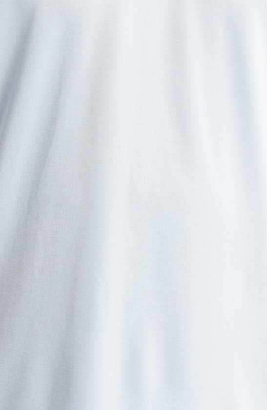 Johnston & Murphy Bird's Eye Quarter Zip Polo In Light Blue