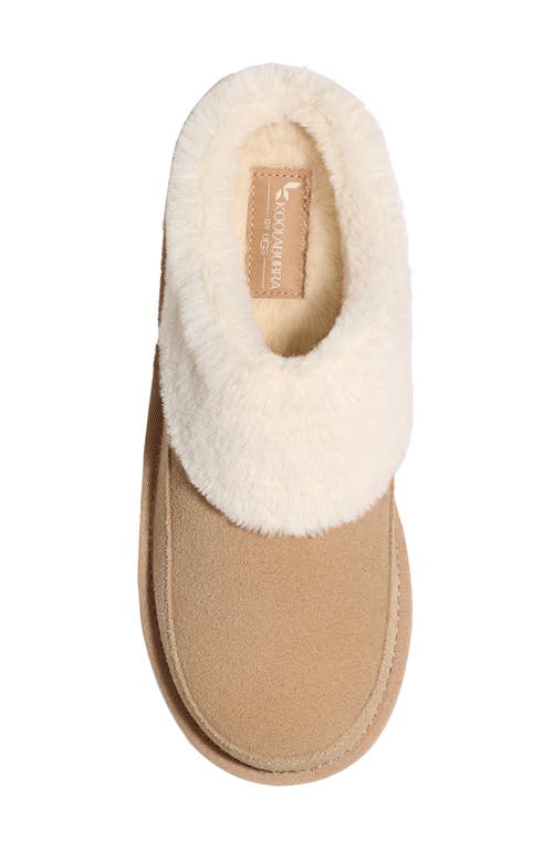 Koolaburra By Ugg Women's Tizzey Round-toe Slip-on Cozy Slippers In Sand