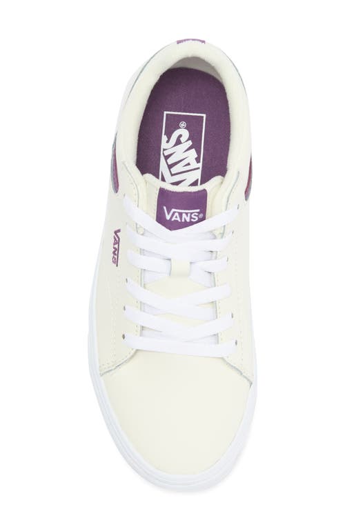 Vans Seldan Sneaker In Leather Retro Pop Grape Jam